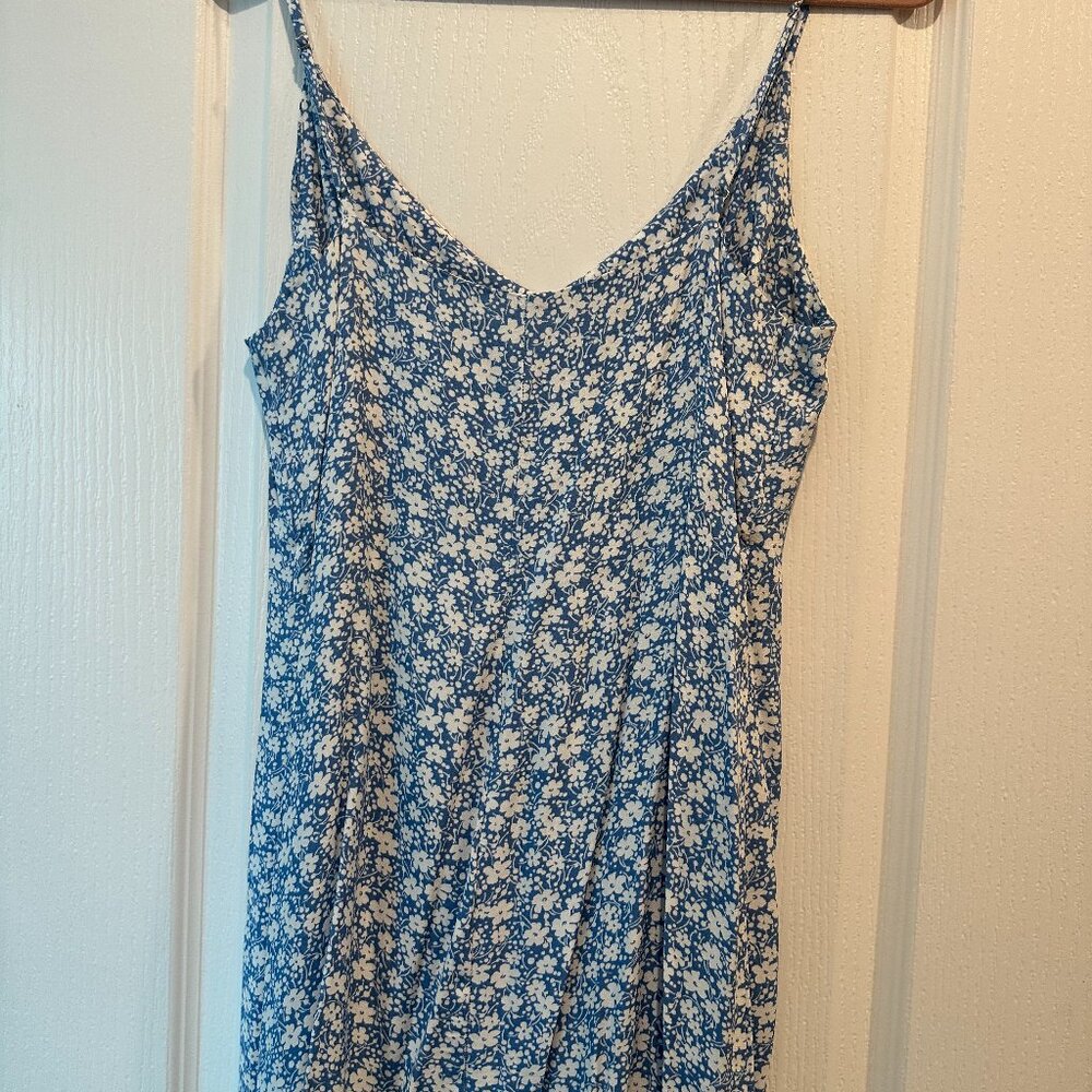 Reformation Marlowe Dress - Blue Floral